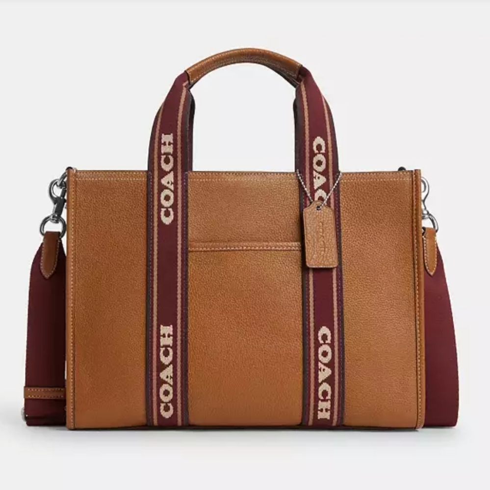 New! Best Seller! Smith Tote in Silver/Penny Multi, CM067 - Picture 8 of 9